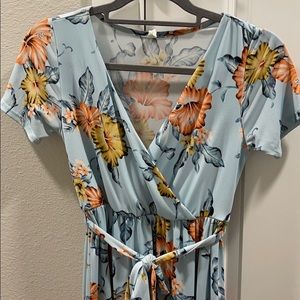 Pink Blush Maternity Dress